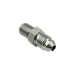 7/16 male to 1/8BSP male straight nipple for secure hose connections in hydraulic and lubrication systems.