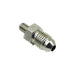 7/16 male to 6mm male nipple for secure straight-line connection in lubrication and hydraulic systems.
