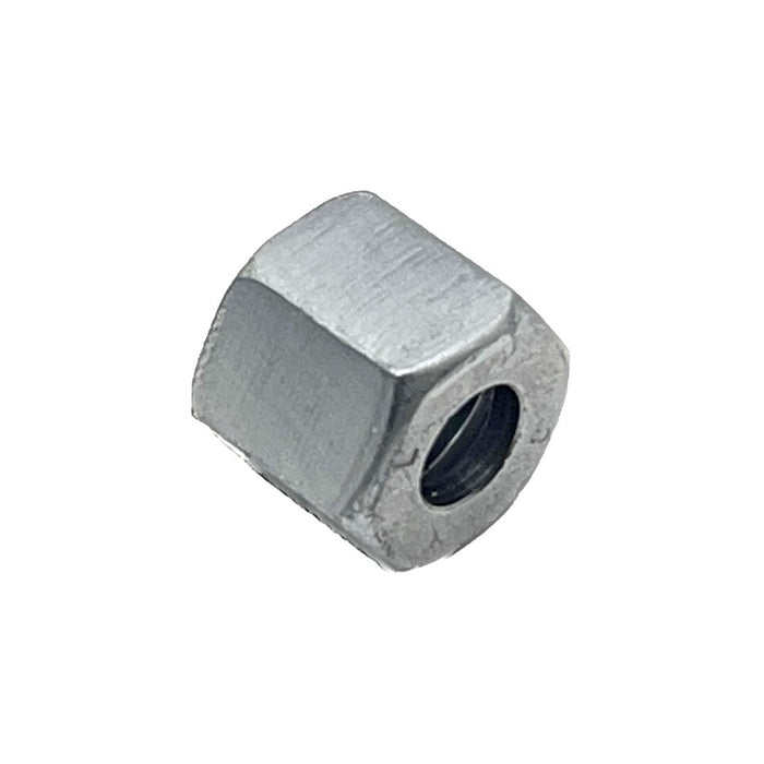 Image of 8mm nut (L) used for compression fitting connections