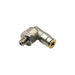 90-degree swivel 1/4UNF x 4mm tube push-in fitting, product code PISCW901/4UNF-04, designed for flexible grease system connections.