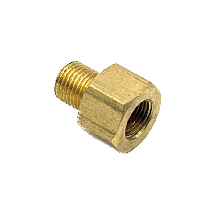 brass straight adaptor 1/8NPT male x 1/8BSP female for durable and secure lubrication fittings