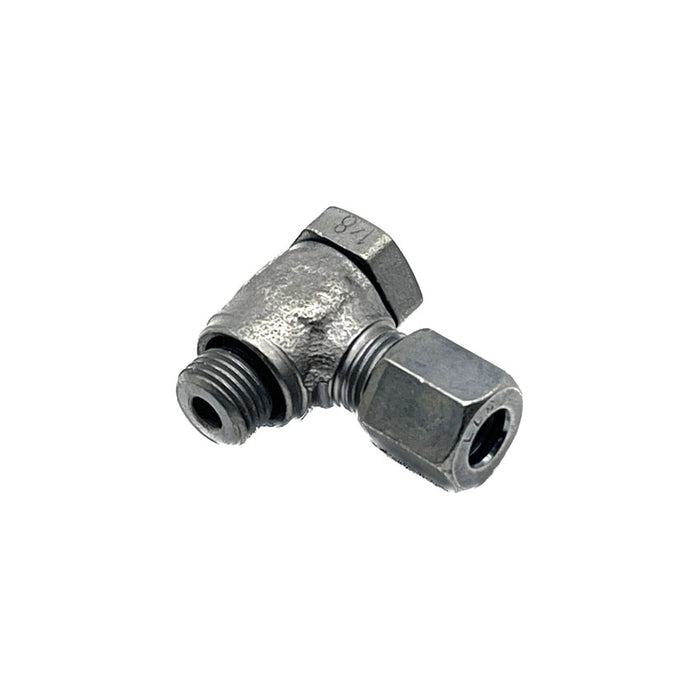 banjo fitting, 1/8BSP male x 6mm tube, designed for secure and efficient grease line connections in lubrication systems