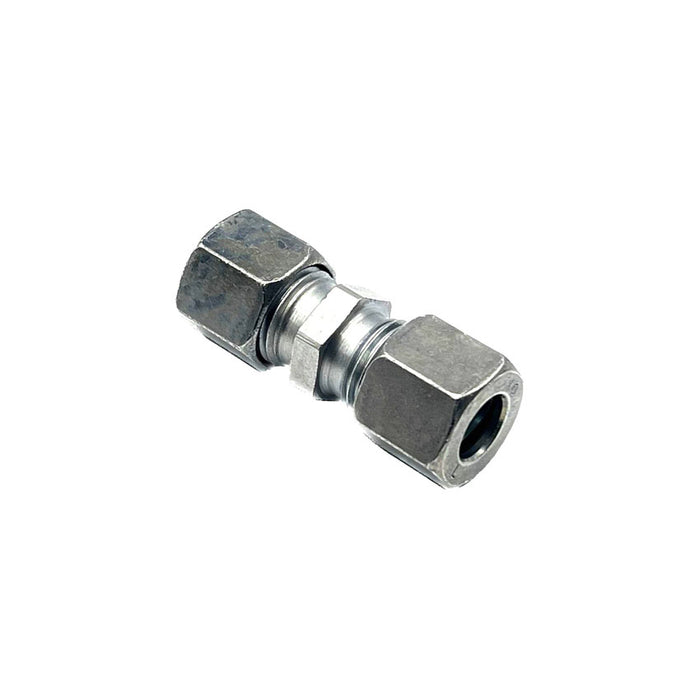 10mm x 10mm straight compression fitting connector for high-flow lubrication tube