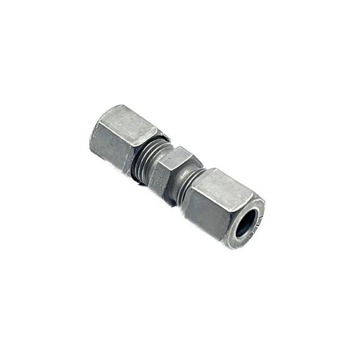  6mm x 6mm straight compression fitting connector for small lubrication tubes