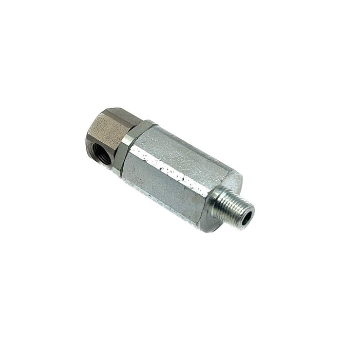 RU5001/8 rotary union connector with 1/8BSP thread, designed for high-speed 500RPM applications in lubrication systems