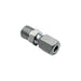 straight 1/4BSP x 6mm tube compression fitting (L) for industrial lubrication system fittings