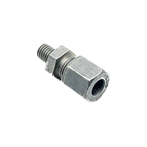 straight M6 x 6mm tube compression fitting for secure and efficient lubrication system connections