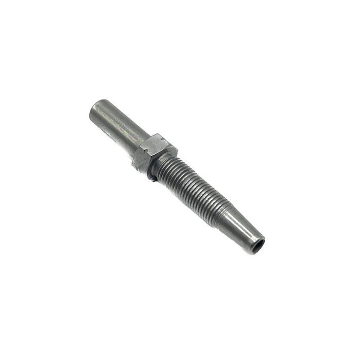 straight hose stud, 8mm for 11mm hose, 20mm long, ideal for lubrication system connections requiring secure fits